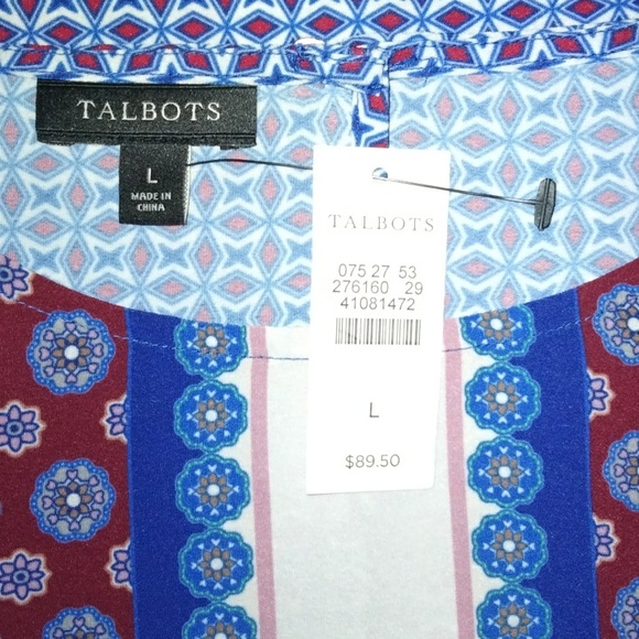 NWT Talbots Top Size Large - Picture 7 of 10